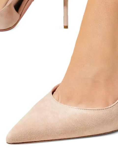 Aquazzura 105mm Dangerous Liaisons pointed cut-out pumps - Neutrals