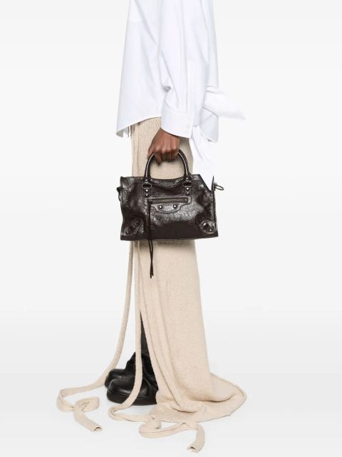 Balenciaga small Le City tote bag - Brown - zdjęcie produktu nr 2