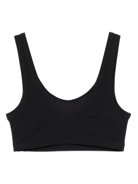Jil Sander scoop-neck bra - Black - zdjęcie produktu nr 2