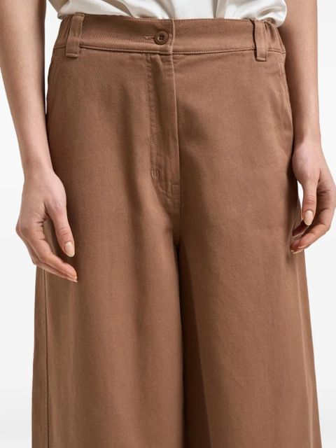 Weekend Max Mara Ariete button pocket trousers - Brown