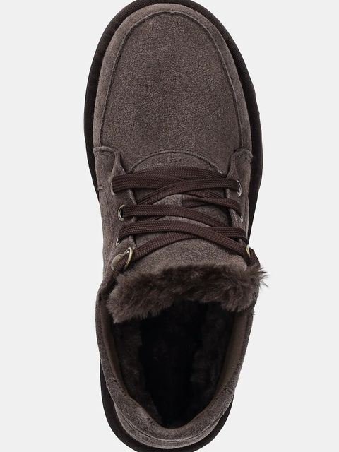 Answear.LAB śniegowce zamszowe kolor brązowy