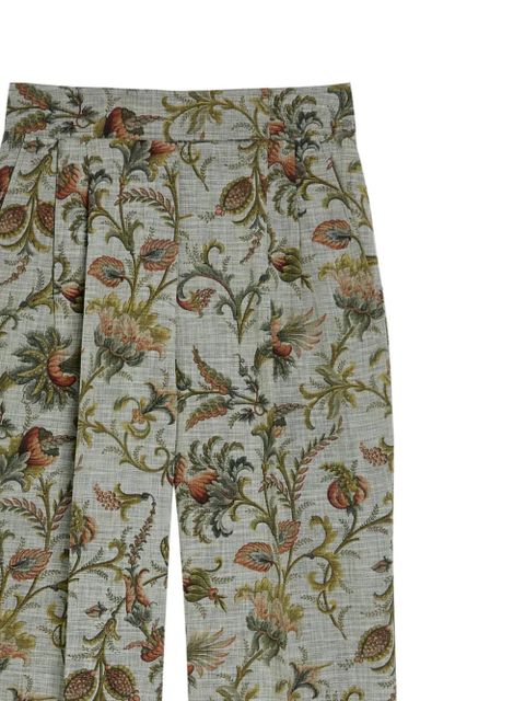 ETRO floral-print trousers - Grey - zdjęcie produktu nr 2