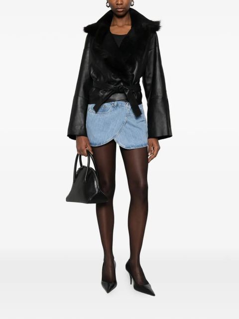 Coperni asymmetric denim skirt - Blue - zdjęcie produktu nr 2