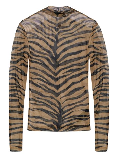 AMIRI zebra-print top - Neutrals - zdjęcie produktu nr 1