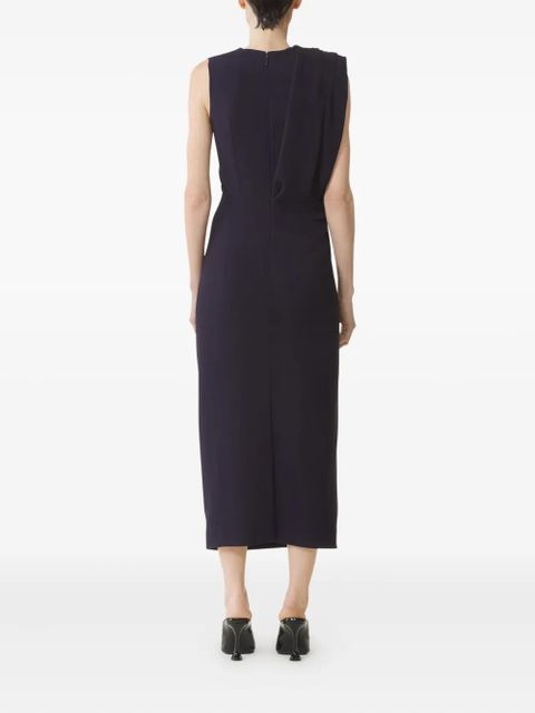 Lanvin draped midi dress - Purple