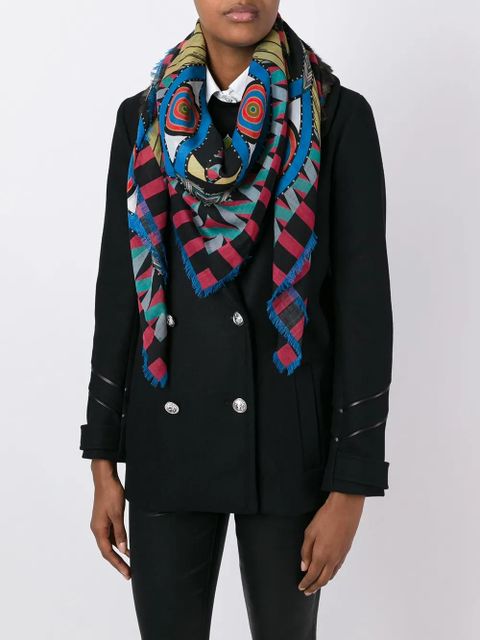 Givenchy abstract print scarf - Multicolour - zdjęcie produktu nr 2