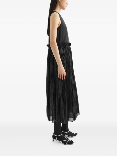 Jil Sander pleated dress - Black - zdjęcie produktu nr 2