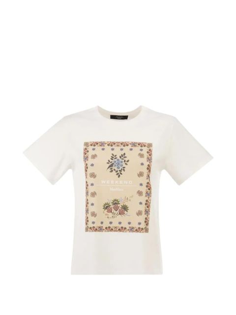 Weekend Max Mara printed T-shirt - White - zdjęcie produktu nr 1