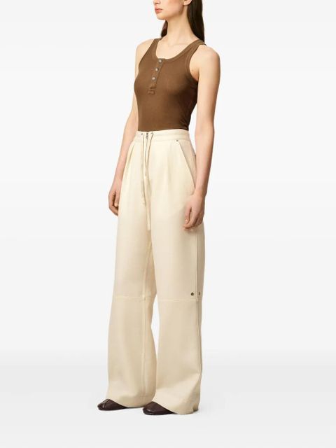 AMI Paris wool zipped trousers - Neutrals
