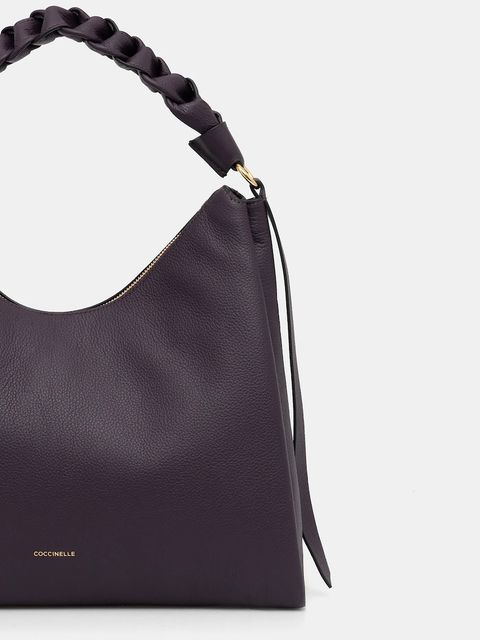 Coccinelle torebka skórzana kolor fioletowy E1 M50 13 02 01