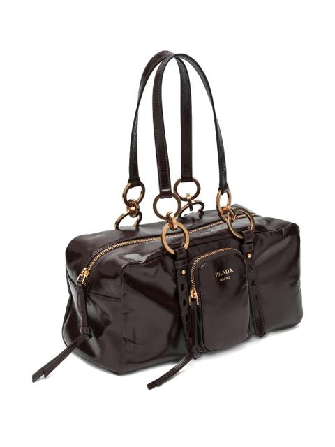 Prada leather shoulder bag - Brown