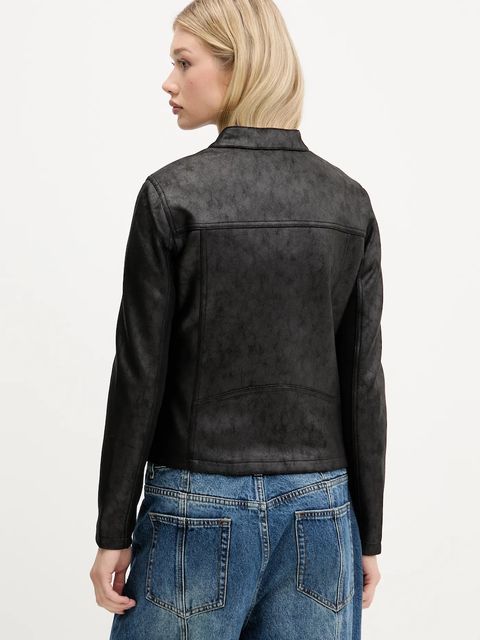 Desigual kurtka BASIC kolor czarny przejściowa 25WWEW43 - zdjęcie produktu nr 2