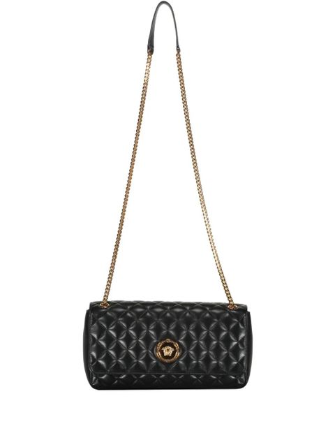 Versace quilted crossbody bag - Black