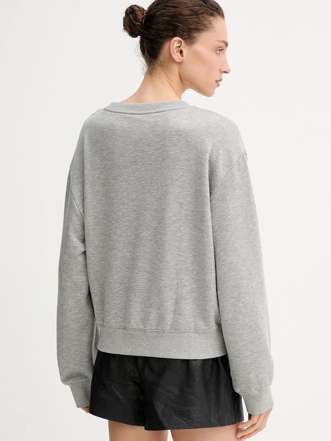 Miss Sixty bluza z domieszką wełny damska kolor szary z nadrukiem 6S3TJ59000 - zdjęcie produktu nr 2