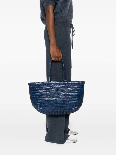 DRAGON DIFFUSION large Bamboo Triple Jump tote bag - Blue