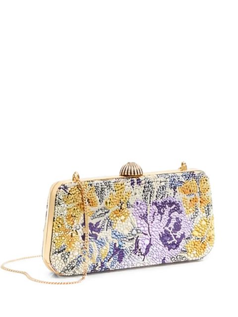 Valentino Garavani flower rhinestone clutch bag - Yellow - zdjęcie produktu nr 1