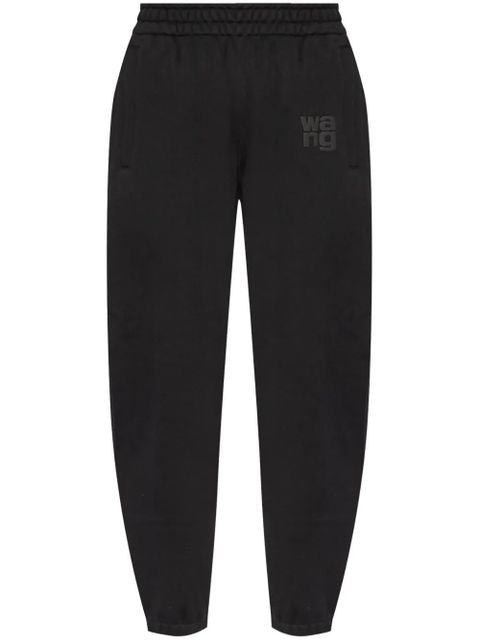 Alexander Wang puff-logo cotton track pants - Black - zdjęcie produktu nr 1