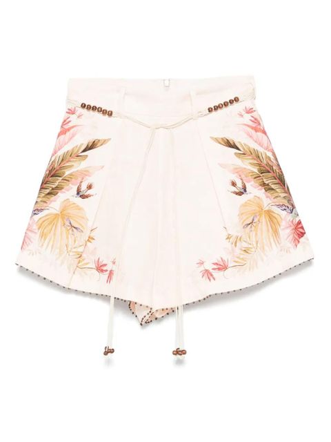 ZIMMERMANN Ascension tuck shorts - Pink - zdjęcie produktu nr 1