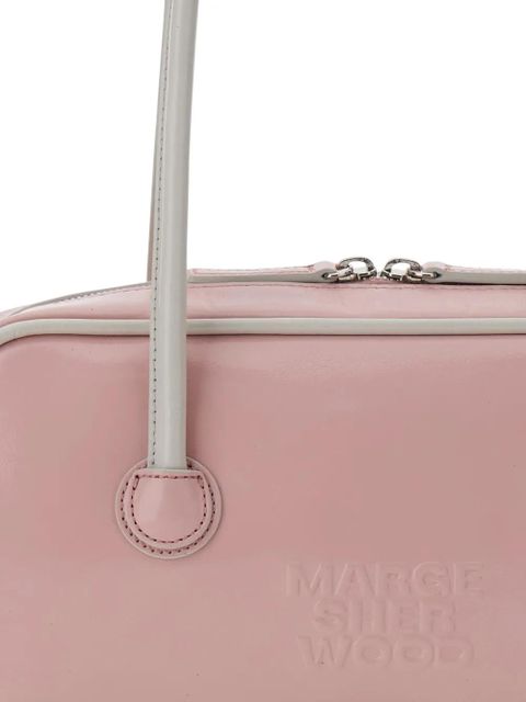 Marge Sherwood crinkle leather shoulder bag - Pink