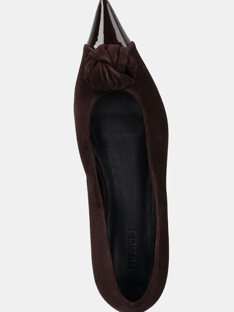 Rotate baleriny zamszowe