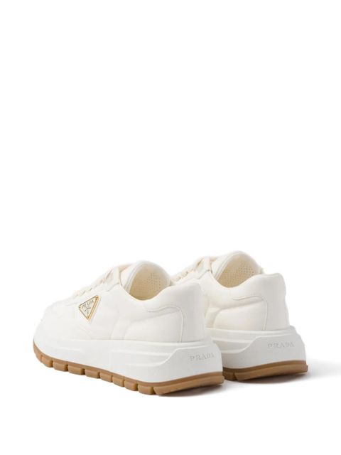 Prada Prax 01 leather sneakers - White