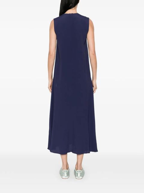 Marni crew-neck midi dress - Blue