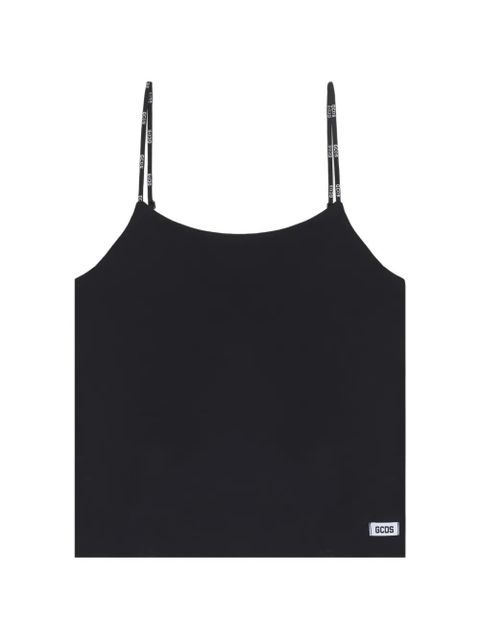 GCDS logo-patch tank top - Black - zdjęcie produktu nr 1