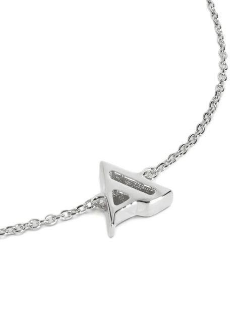 Monica Vinader Initial A chain bracelet - Silver