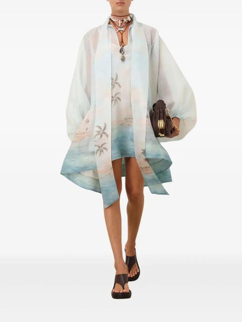 ZIMMERMANN Illuminate minidress - Blue