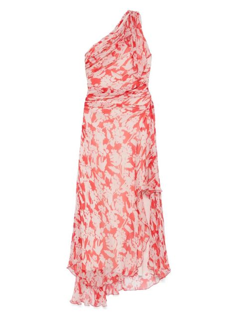 Victoria Beckham one-shoulder midi dress - Red - zdjęcie produktu nr 1