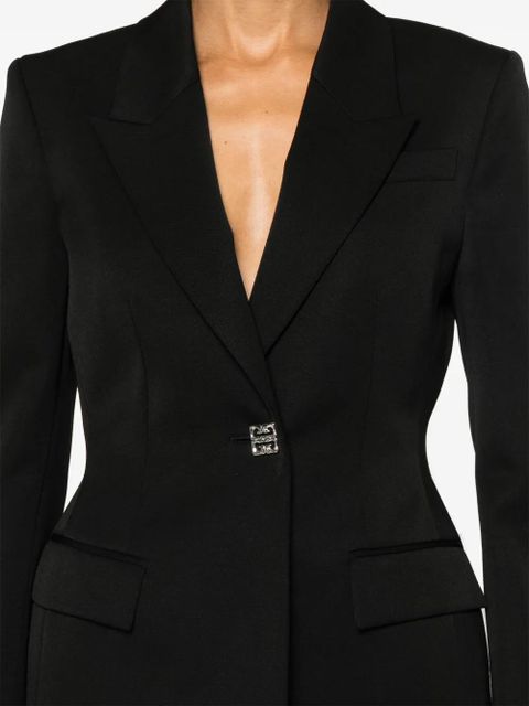 Givenchy 4G Liquid-button wool blazer - Black
