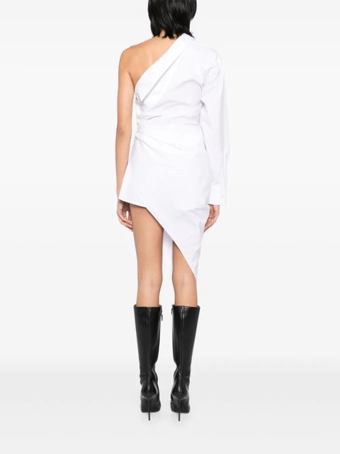 Alexander Wang tailored asymmetric midi dress - White