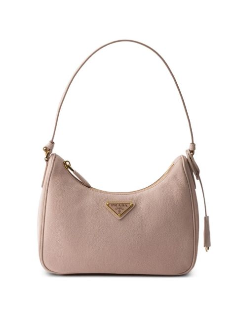 Prada Re-Edition 2005 nubuck and Saffiano leather mini-bag - Pink - zdjęcie produktu nr 1