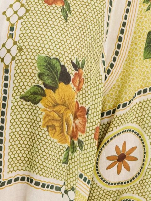 ALEMAIS Dixie maxi shirt dress - Green