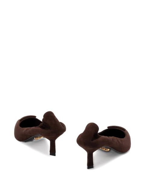 Prada suede pointed-toe pumps - Brown - zdjęcie produktu nr 2