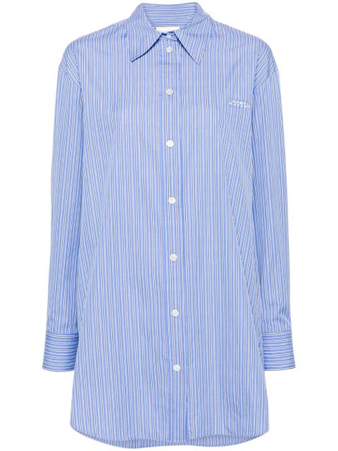 ISABEL MARANT Cylvany logo-embroidered shirt - Blue - zdjęcie produktu nr 1
