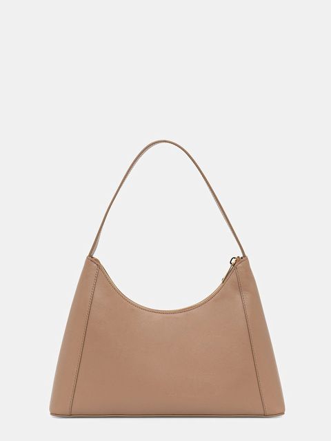 Furla torebka skórzana Diamente S Shoulder kolor brązowy WB00782 AX0733 4489S