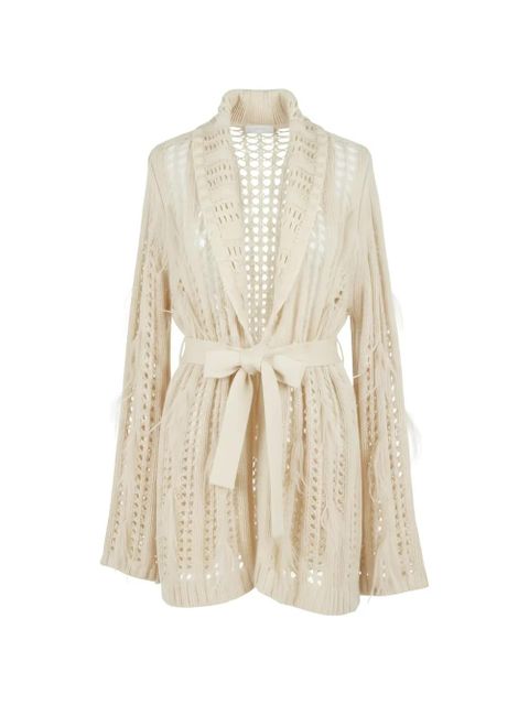 TWINSET belted cardigan - Neutrals - zdjęcie produktu nr 1