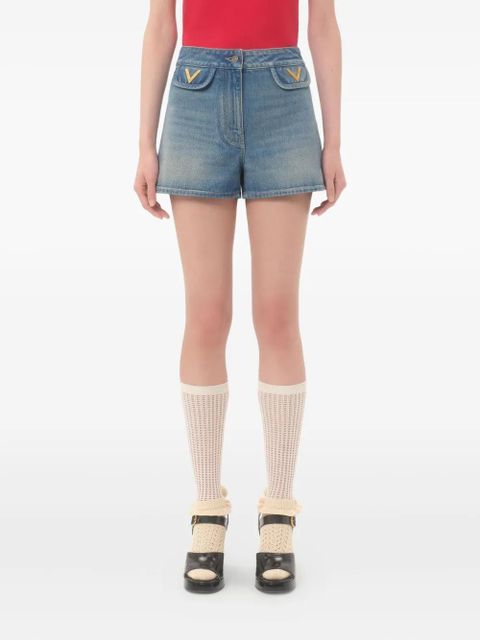 Valentino Garavani denim shorts - Blue