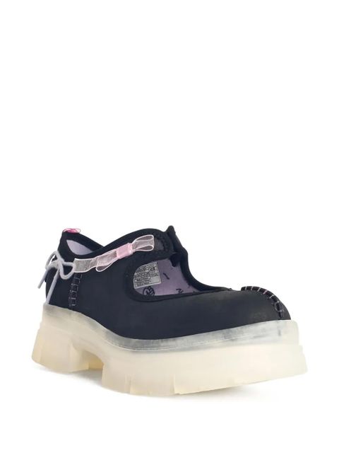 UGG Arnum bow-embellished platform sneakers - Black