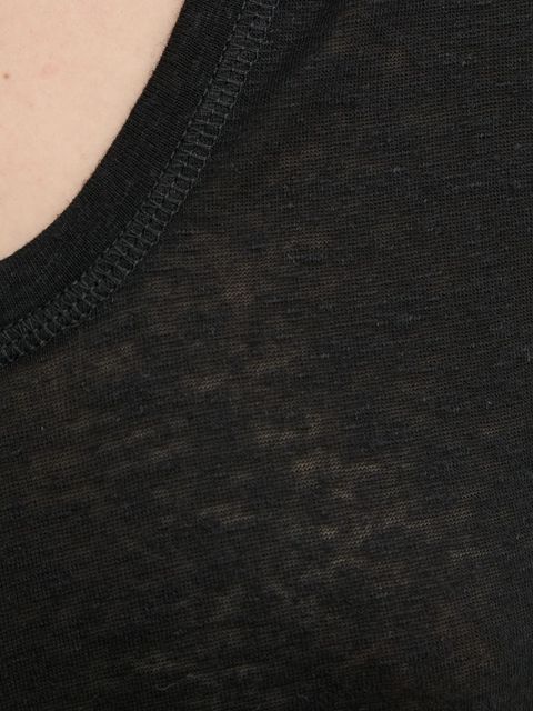 By Malene Birger t-shirt z domieszką lnu AMARINGA