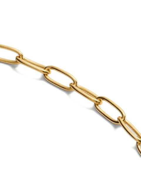 Monica Vinader oval-link chain necklace - Gold