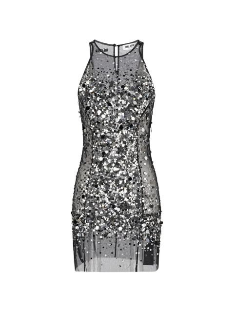 The Attico tulle sequin-embellished mini dress - Black - zdjęcie produktu nr 1