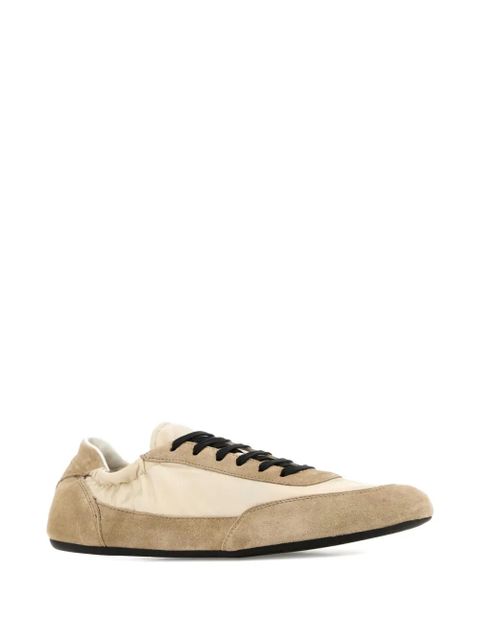 Prada Collapse suede sneakers - Neutrals