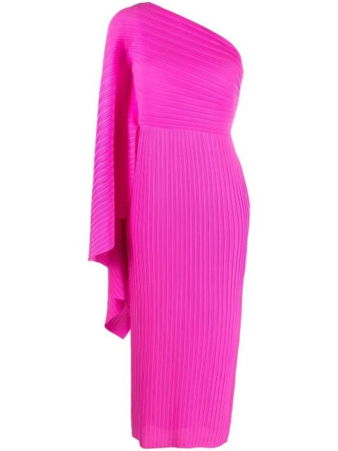 Solace London ribbed one-shoulder dress - Pink - zdjęcie produktu nr 1