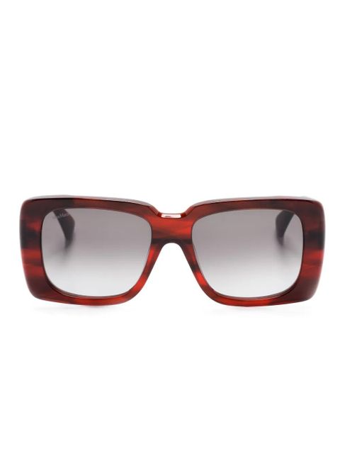 Max Mara Eyewear GLIMPSE3 square-frame sunglasses - Red - zdjęcie produktu nr 1