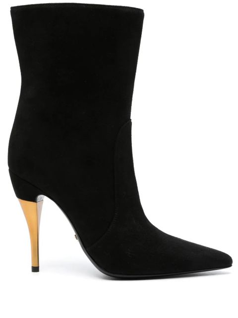Gucci 110mm suede ankle boots - Black - zdjęcie produktu nr 1