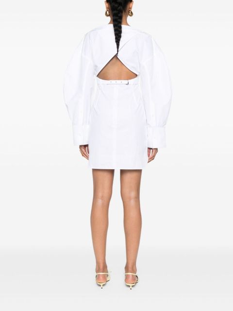 Jacquemus Chemise mini dress - White