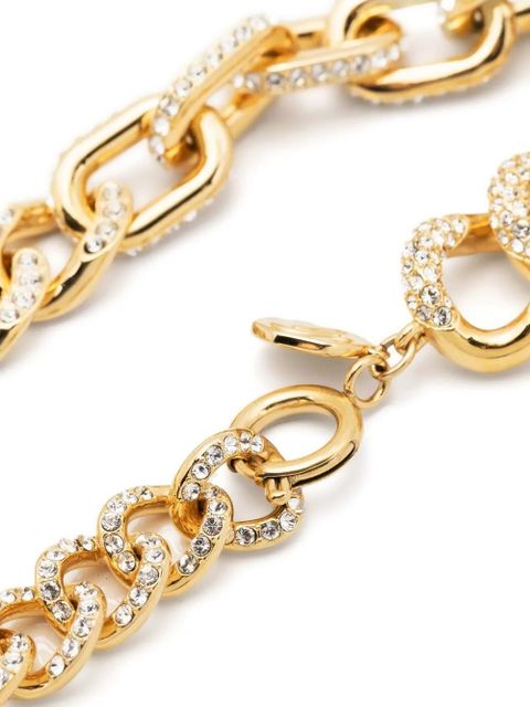 Swarovski Dextera crystal chain-link bracelet - Gold