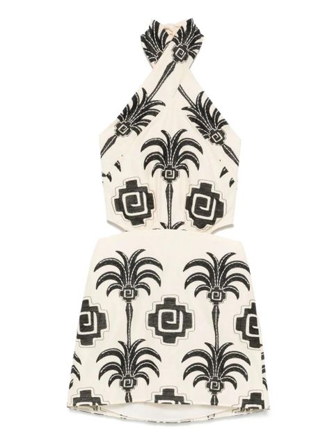 Johanna Ortiz Pintaderas mini dress - Neutrals - zdjęcie produktu nr 1